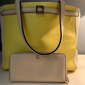 Kate Spade Tote with Matching Wallet